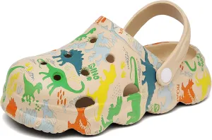 INMINPIN Kids Cute Clogs Cartoon Garden Shoes Boys Girls Slides Slippers Indoor Outdoor Children Water Shower Beach Pool Sandals