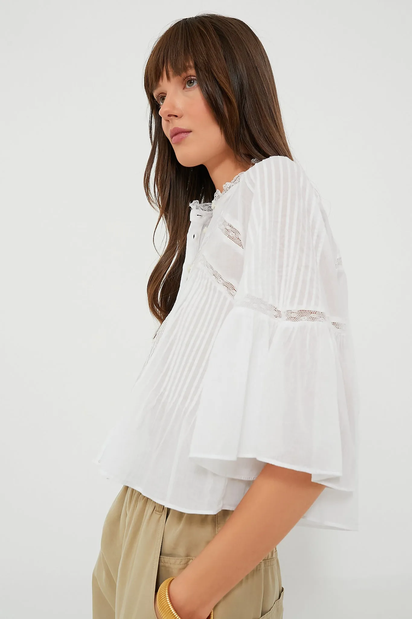 Intelligent Complete range White Blouse Gramy