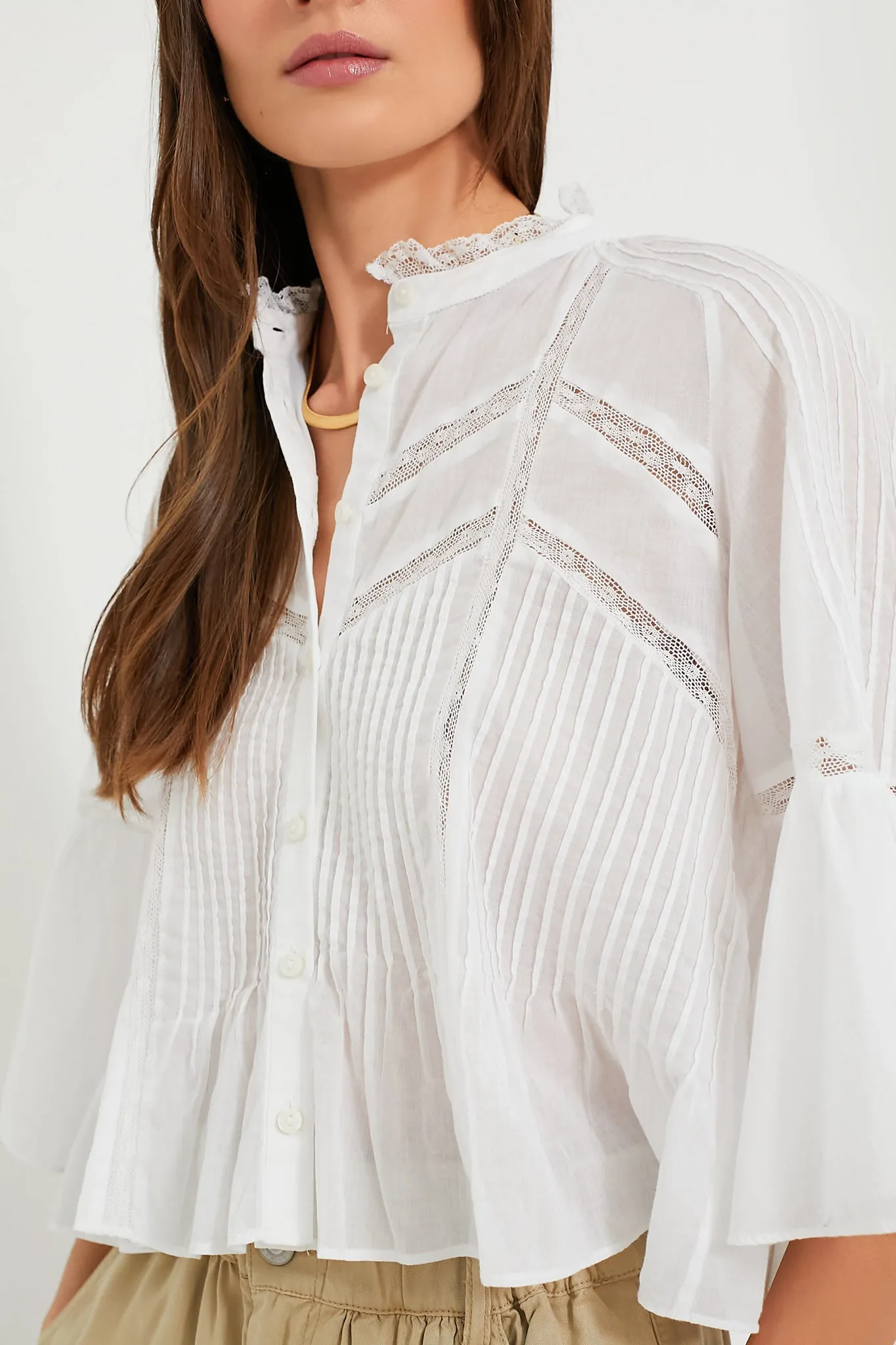 Intelligent Complete range White Blouse Gramy