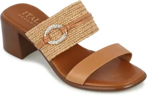 ITALIAN Shoemakers Womens Camelle Heels 7 Luggage lu