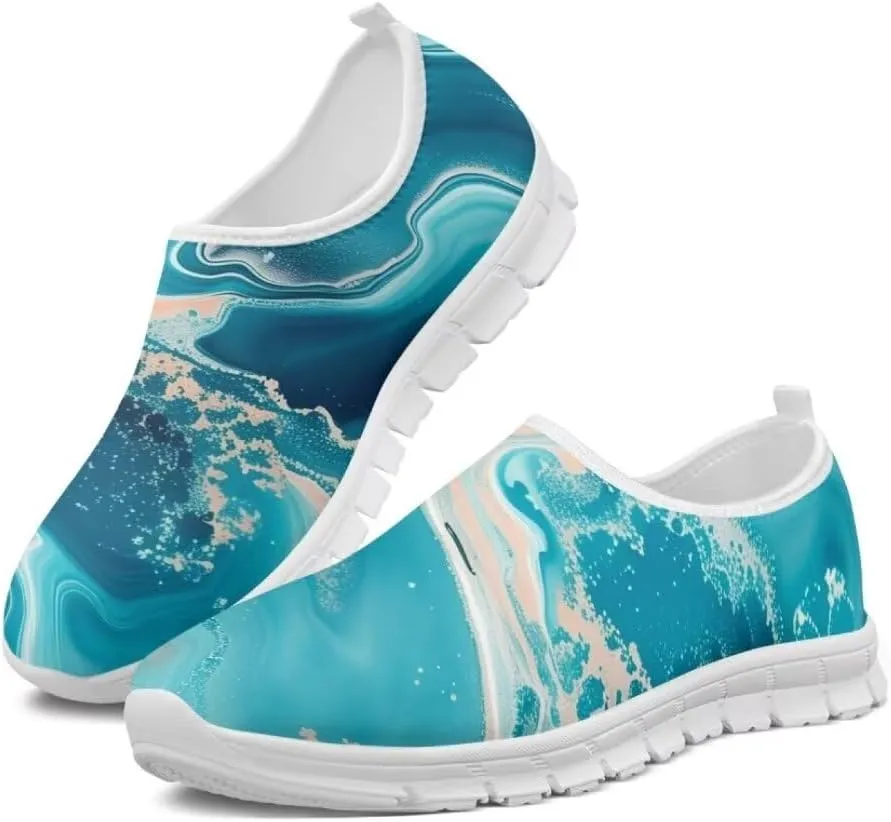 Jeiento Slip On Casual Shoes for Women Comfortable Dressy Shoes Loafers Breathable Mesh Travel Shoes Business Fashion Shoes