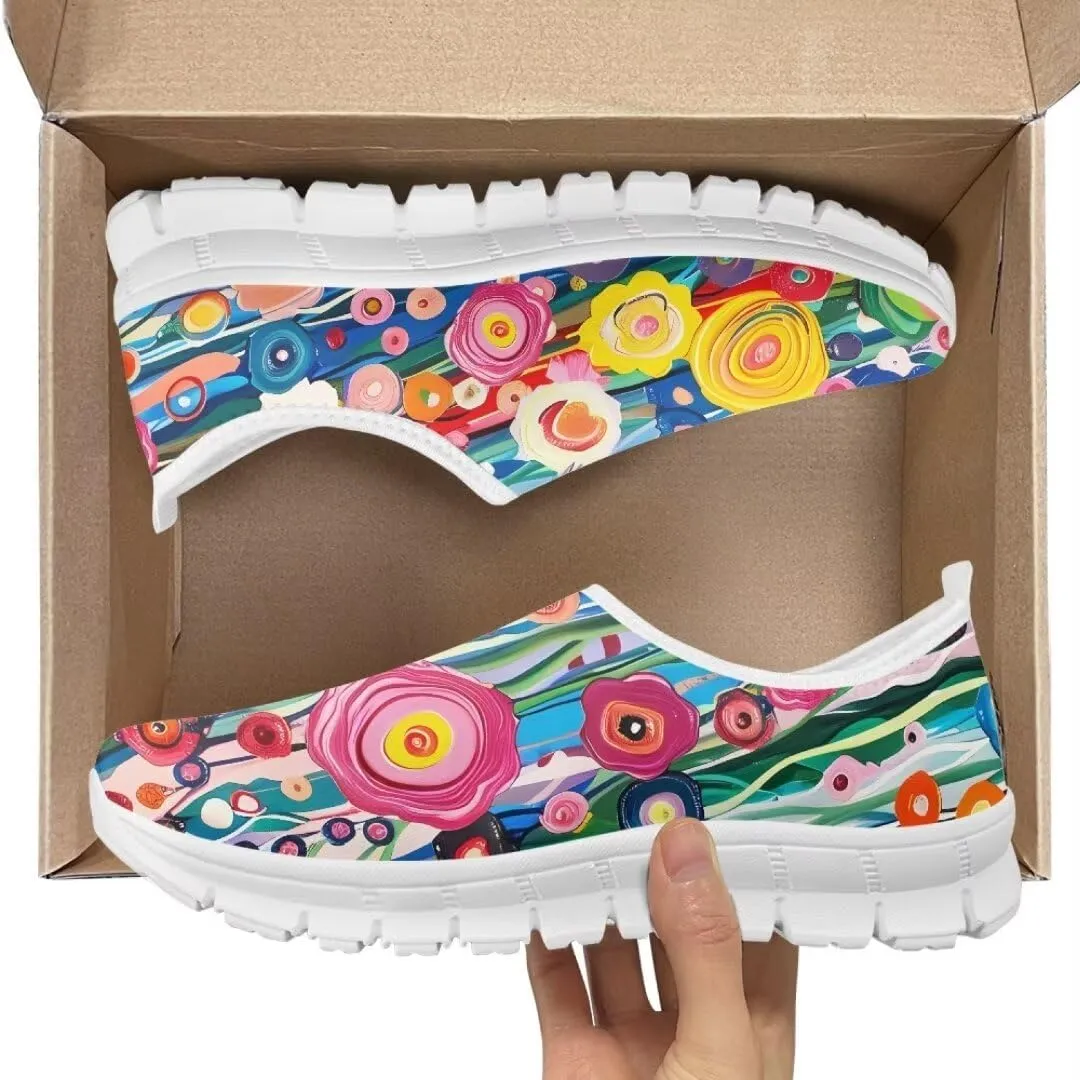 Jeiento Slip-On Loafers Walking Shoes for Women Casual Shoes Comfort Go Walk Sneaker Travel Shoes Anti-Skid Business Casual Shoes