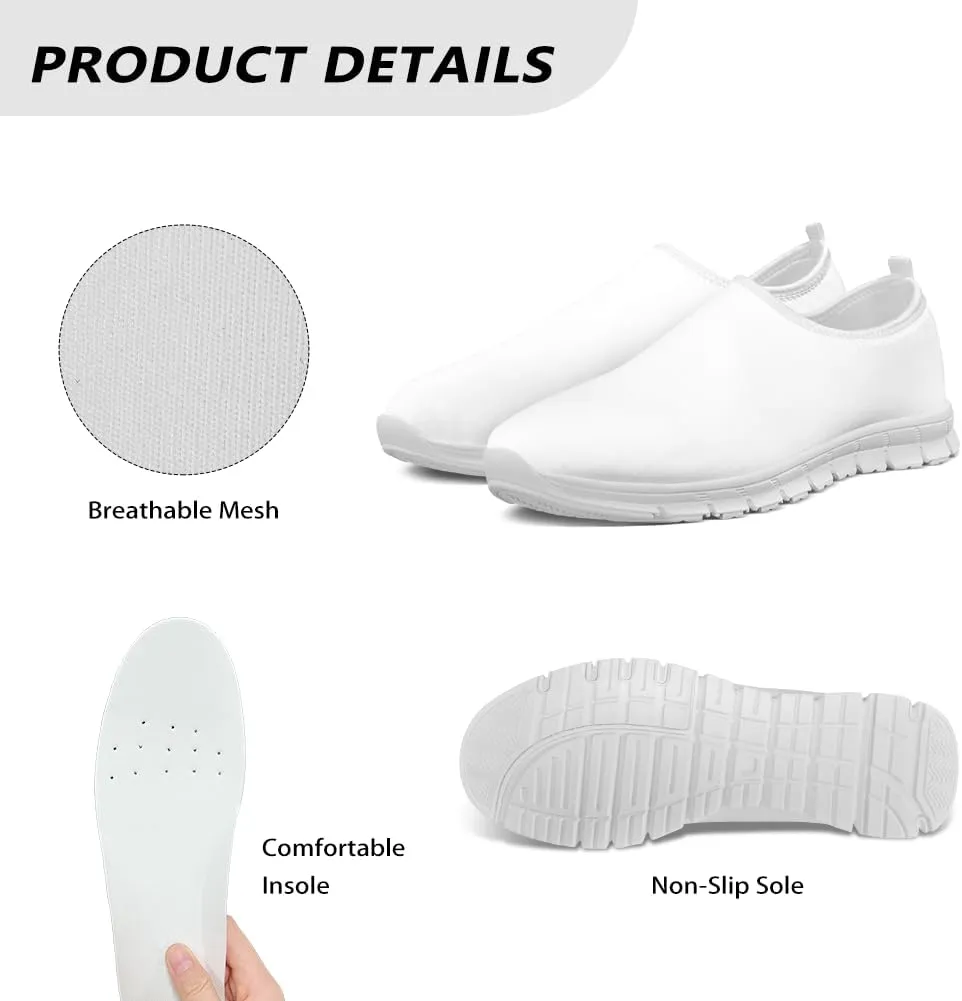 Jeiento Women's Go Walk Sneaker Lightweight Slip-On Loafers Travel Shoes Business Casual Shoes Tennis Shoes Non Slip Dressy Shoes