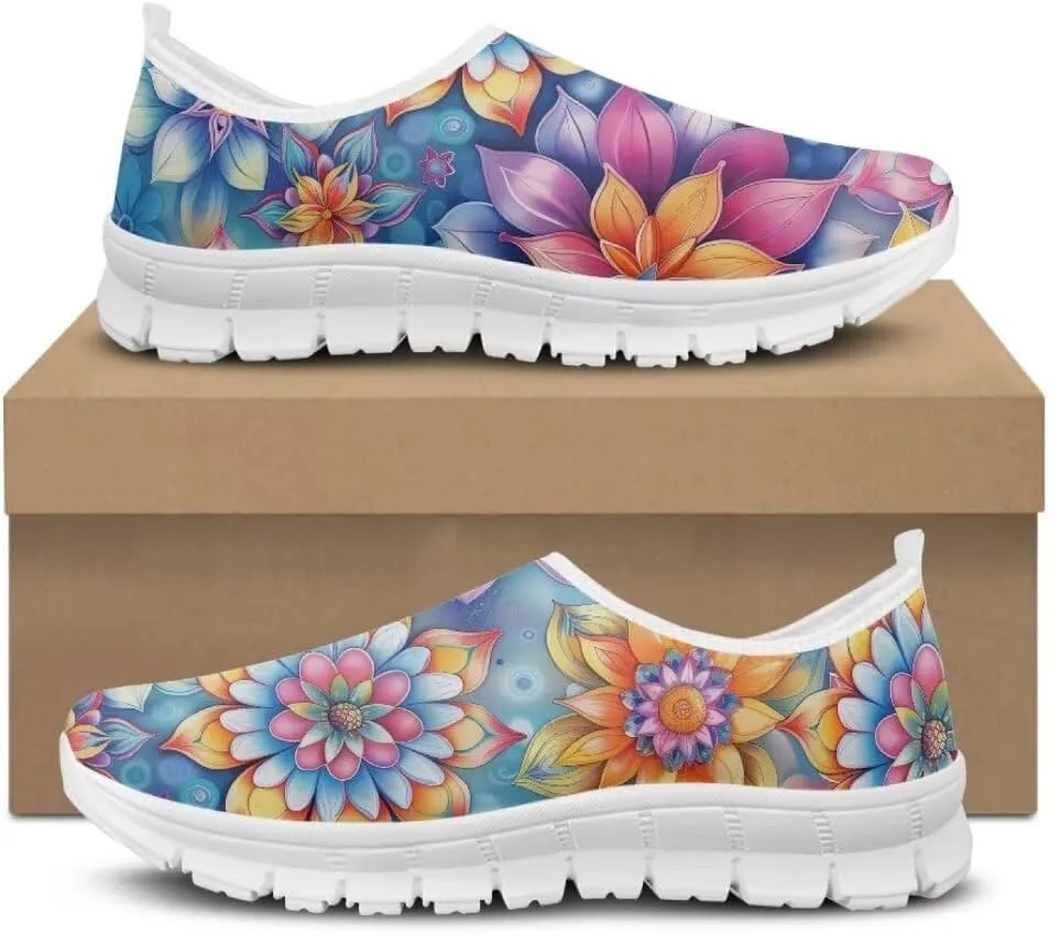 Jeiento Women's Go Walk Sneaker Lightweight Slip-On Loafers Travel Shoes Business Casual Shoes Tennis Shoes Non Slip Dressy Shoes