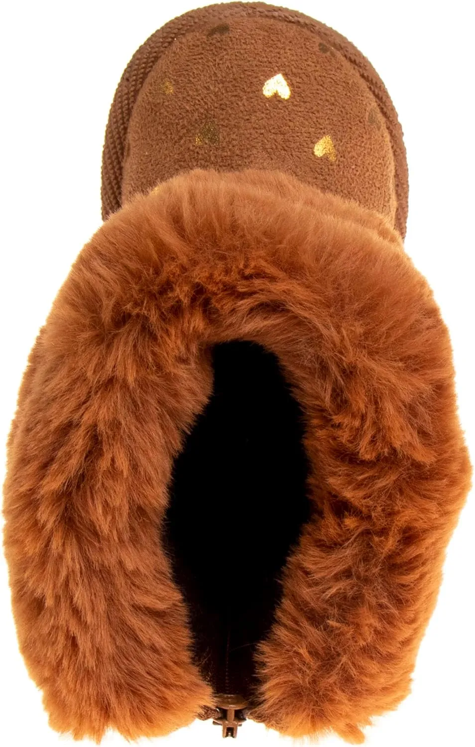 Josmo Girl's Winter Snow Warm Plush Outdoor Non-Slip Faux-Fure Soft Comfort Boots