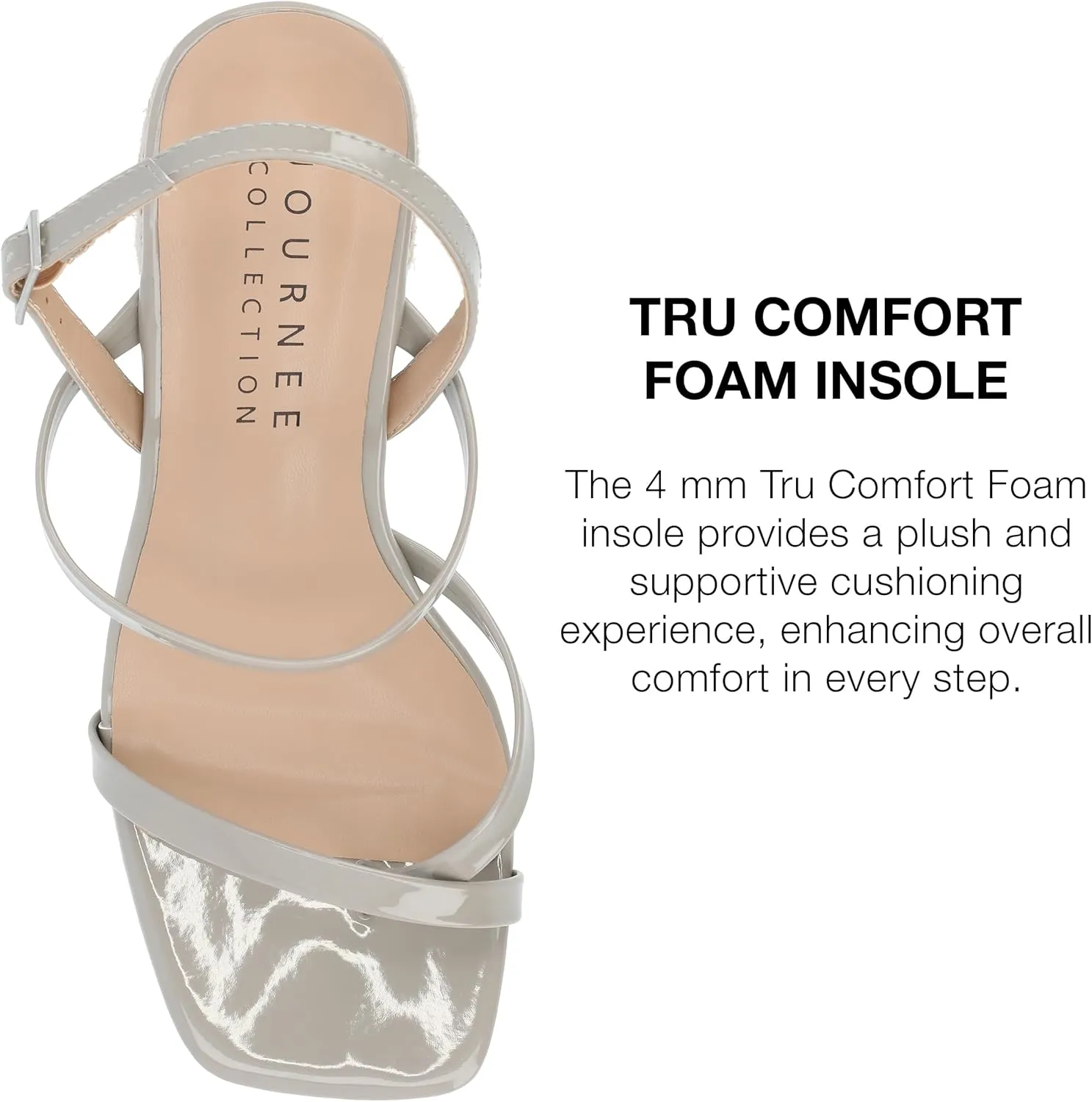 Journee Womens Olivina Tru Comfort Foam Jute Covered Block Heel Dress Sandals