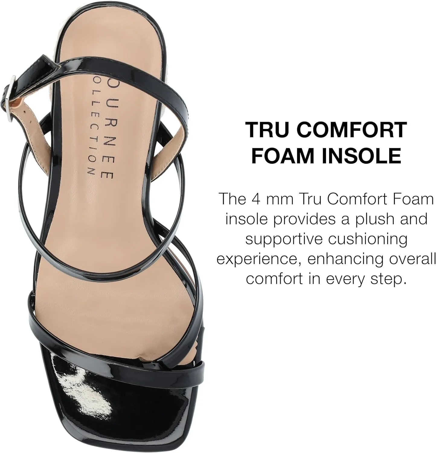 Journee Womens Olivina Tru Comfort Foam Jute Covered Block Heel Dress Sandals