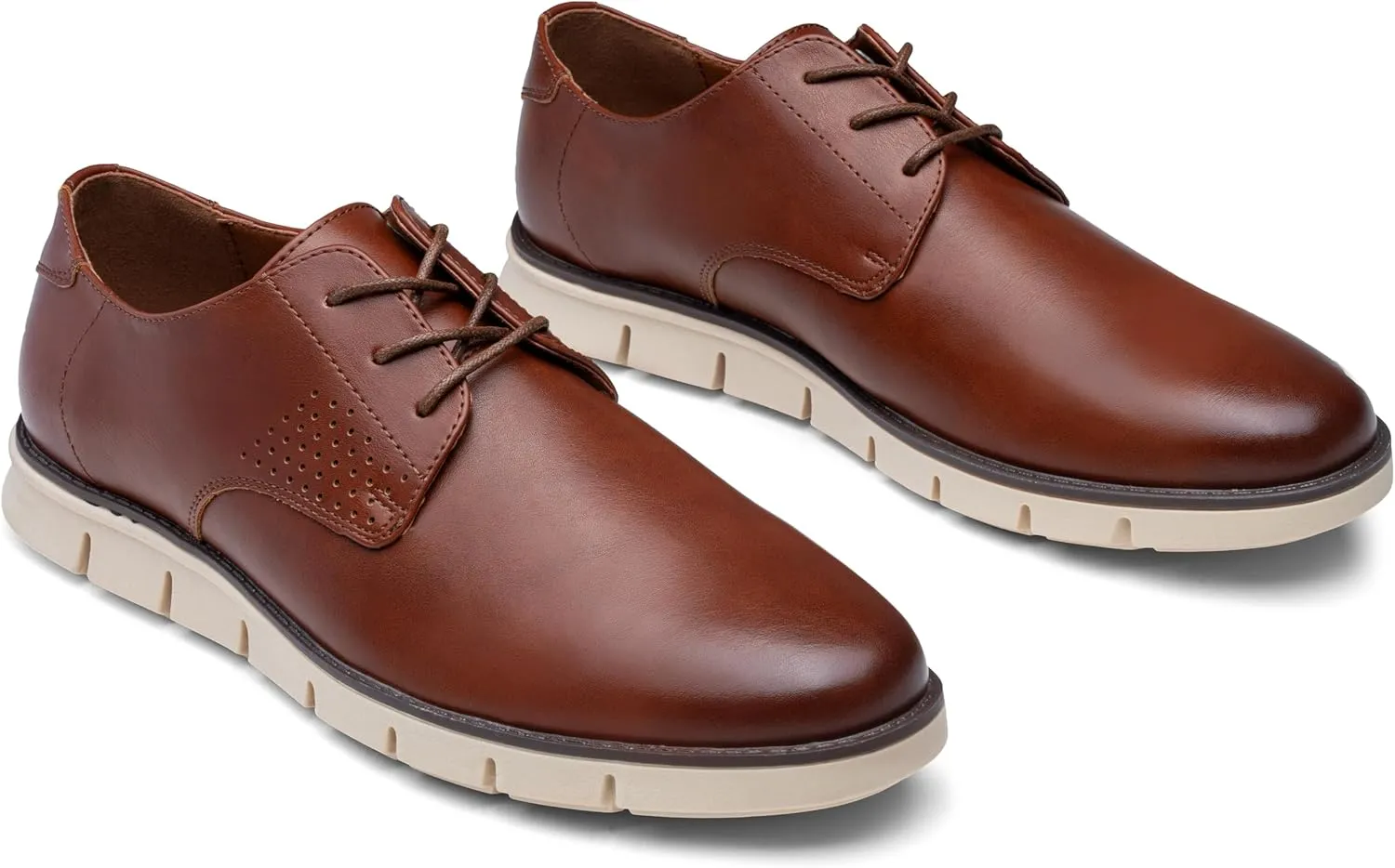 Jousen Mens Dress Shoes Oxfords Casual Retro Classic Comfortable Formal Derby Business Dress Shoes for Men