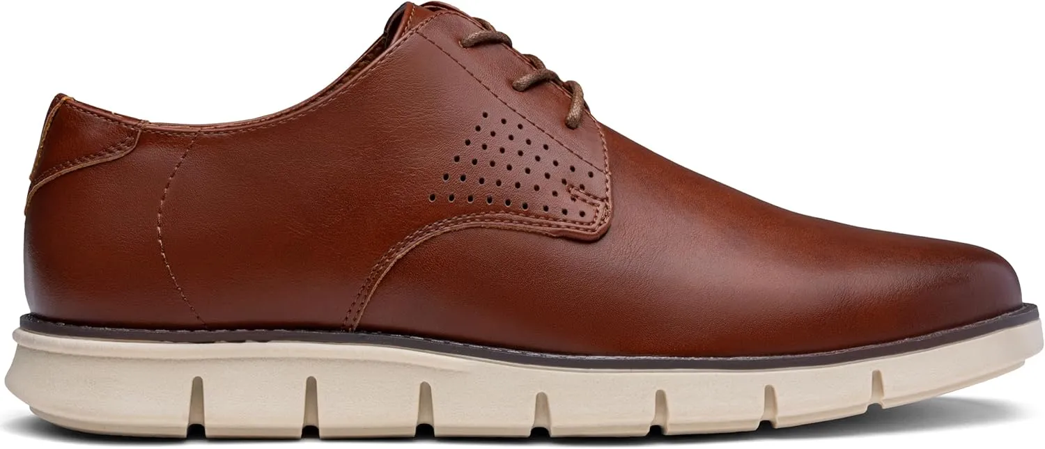 Jousen Mens Dress Shoes Oxfords Casual Retro Classic Comfortable Formal Derby Business Dress Shoes for Men