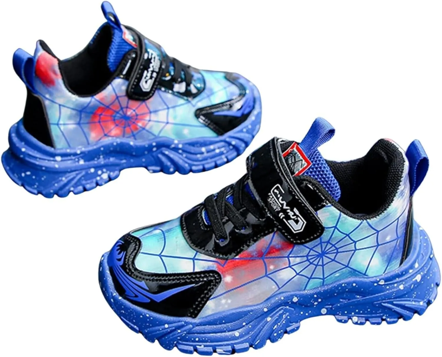 Kids Boys Light Up Trainers LED Shoes Walking Sneakers Toddler Shoes Fashion Flashing Athletic Running Shoe