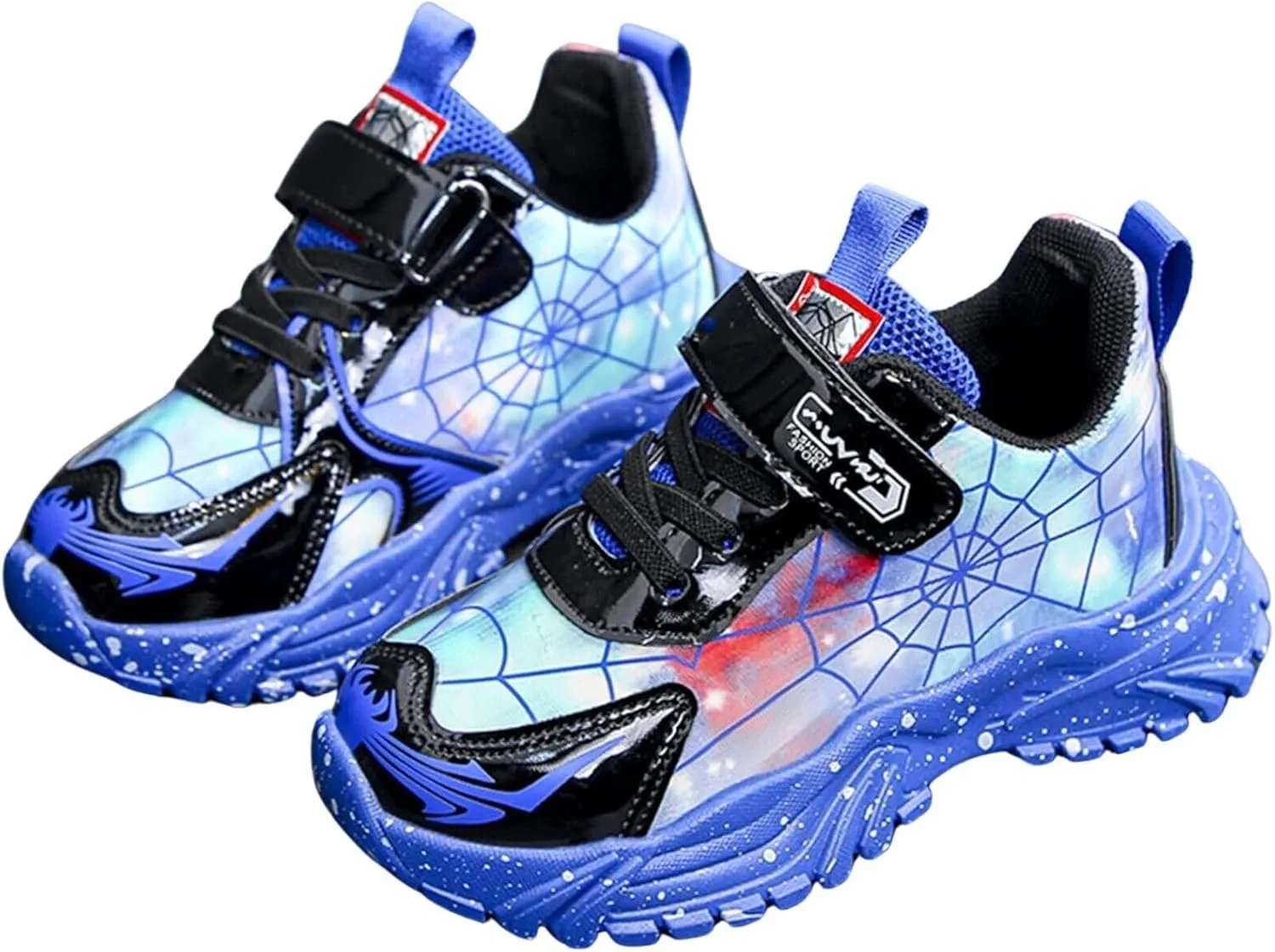 Kids Boys Light Up Trainers LED Shoes Walking Sneakers Toddler Shoes Fashion Flashing Athletic Running Shoe