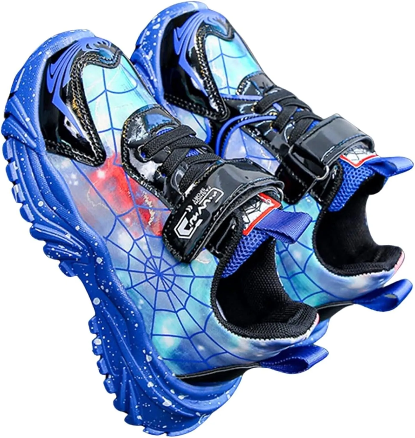 Kids Boys Light Up Trainers LED Shoes Walking Sneakers Toddler Shoes Fashion Flashing Athletic Running Shoe