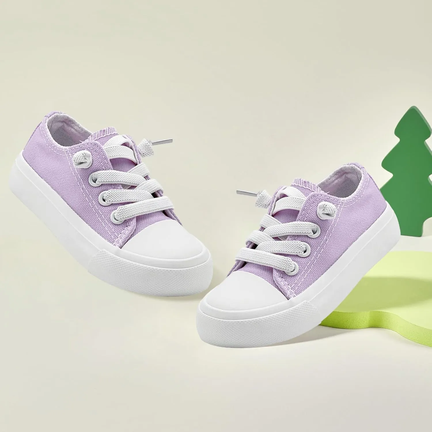 Kids Girls Boys Canvas Sneakers Slip on Walking Shoes Lightweight Tennis Running School Casual Classic Sneakers Little Big Kids