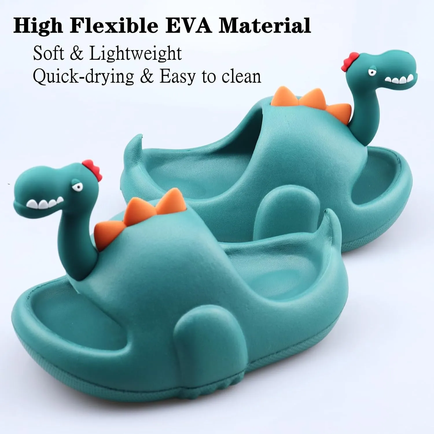 Kids Slides Boys Girls Sandals Bathroom Shower Slides Anti-Skid Summer Swim Beach Pool Slippers