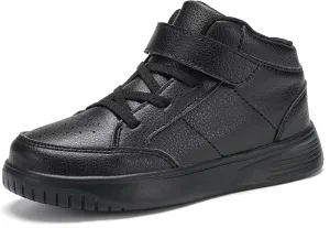 Kids Sneakers Boys Running Shoes Girls High Top Casual Lightweight Classic Adjustable Strap Sneakers