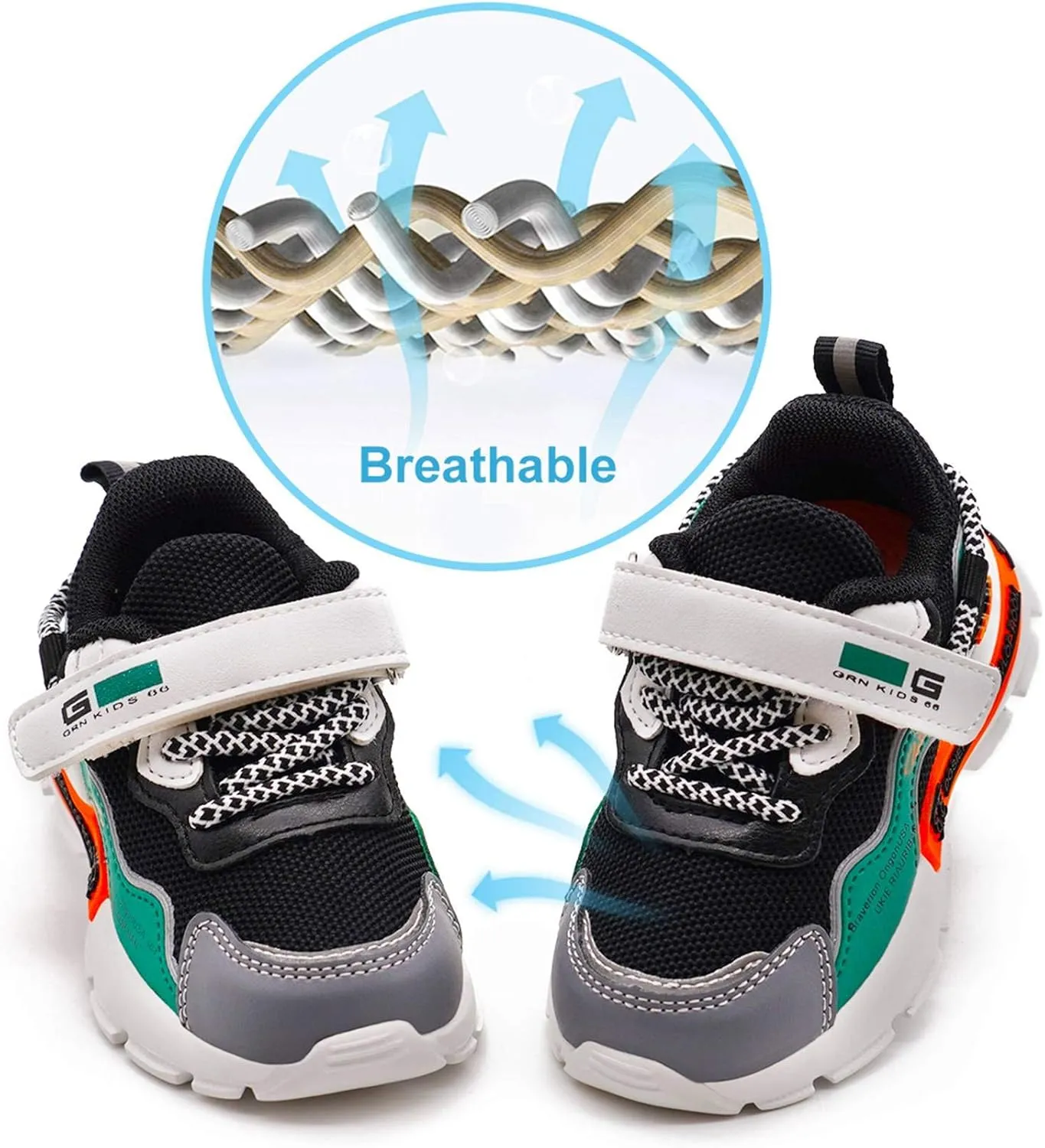 Kids Sneakers Girls Boys Athletic Running Lightweight Breathable Tennis Sport Shoes(Toddler/Little Kid)