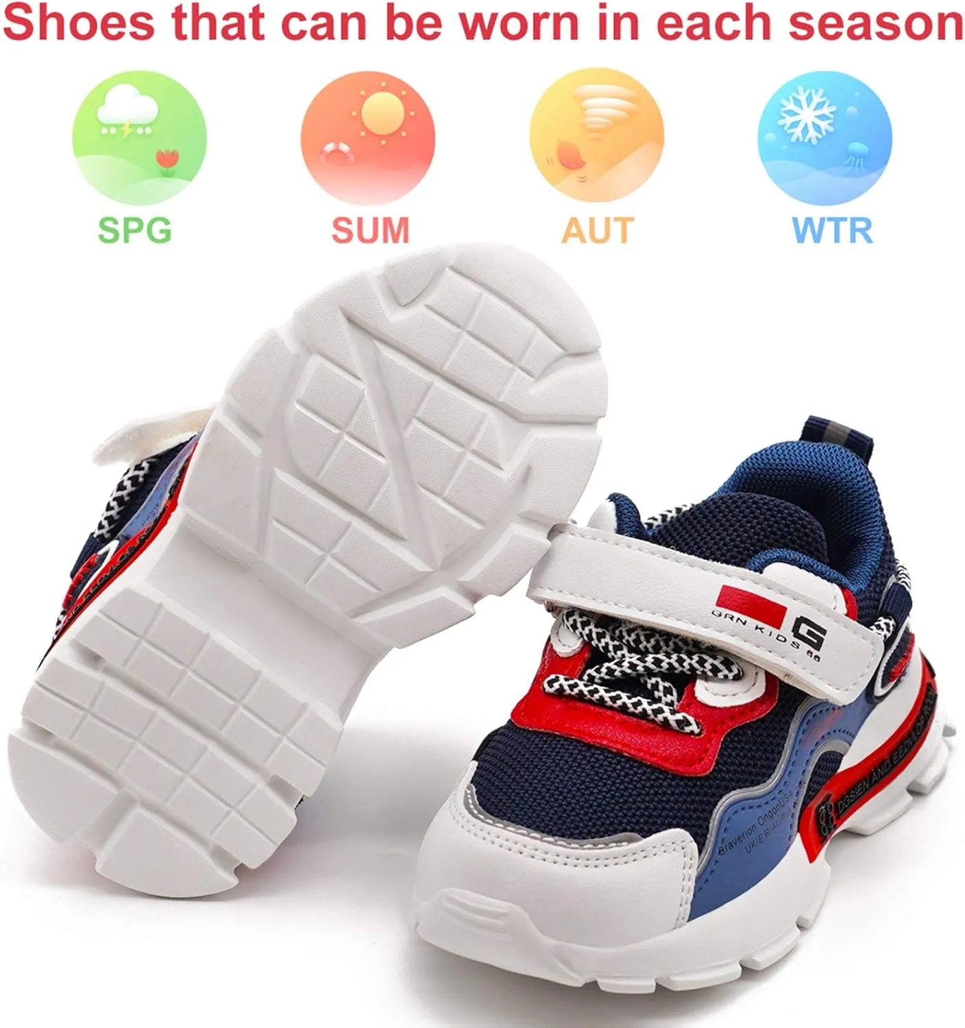 Kids Sneakers Girls Boys Athletic Running Lightweight Breathable Tennis Sport Shoes(Toddler/Little Kid)