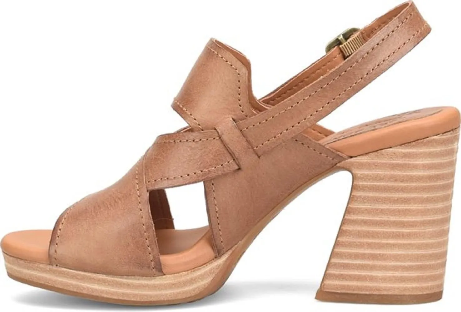 KORK-EASE Halley Women's Leather Heeled Sandals