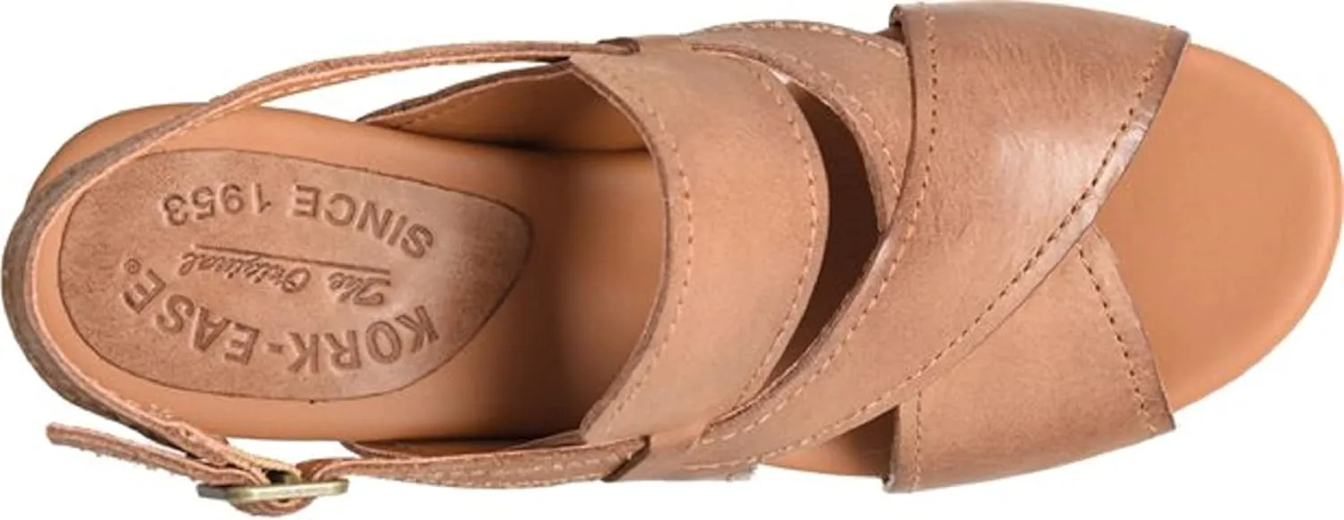 KORK-EASE Halley Women's Leather Heeled Sandals