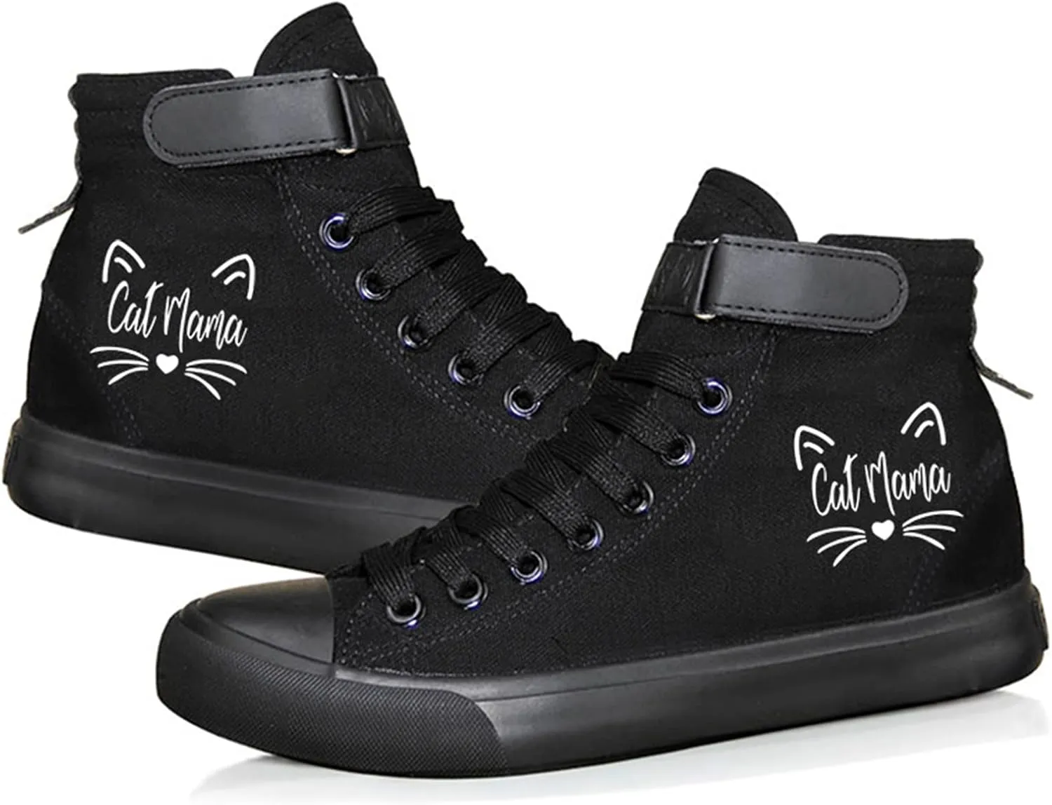 KPOP Cat Shoe Women,Gifts for Teen Girls,Animal Cat Printed Shoes Sneakers Canvas Cute Cat Pattern Unisex High Top Sneakers