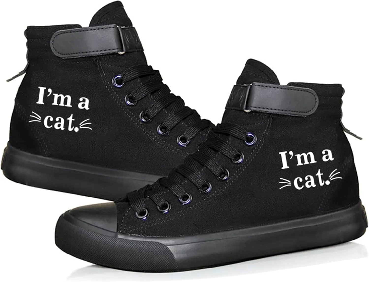 KPOP Cat Shoe Women,Gifts for Teen Girls,Animal Cat Printed Shoes Sneakers Canvas Cute Cat Pattern Unisex High Top Sneakers