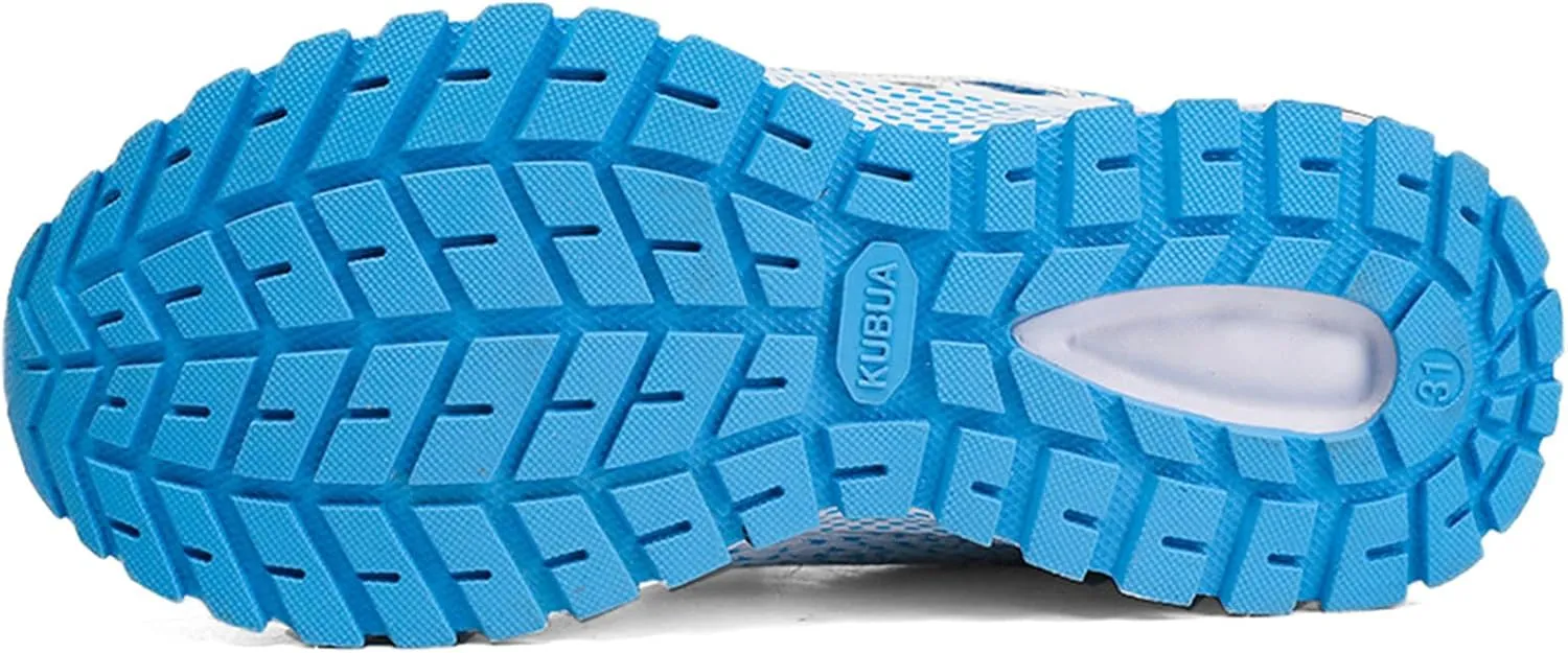 KUBUA Kids Sneakers for Boys Girls Running Tennis Shoes Lightweight Breathable Sport Athletic