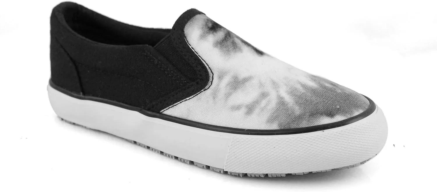 Laforst Toddler Little Kid Boys and Girls Classic Canvas Sneakers GP Tie Dye Unisex Slip On   Free Socks