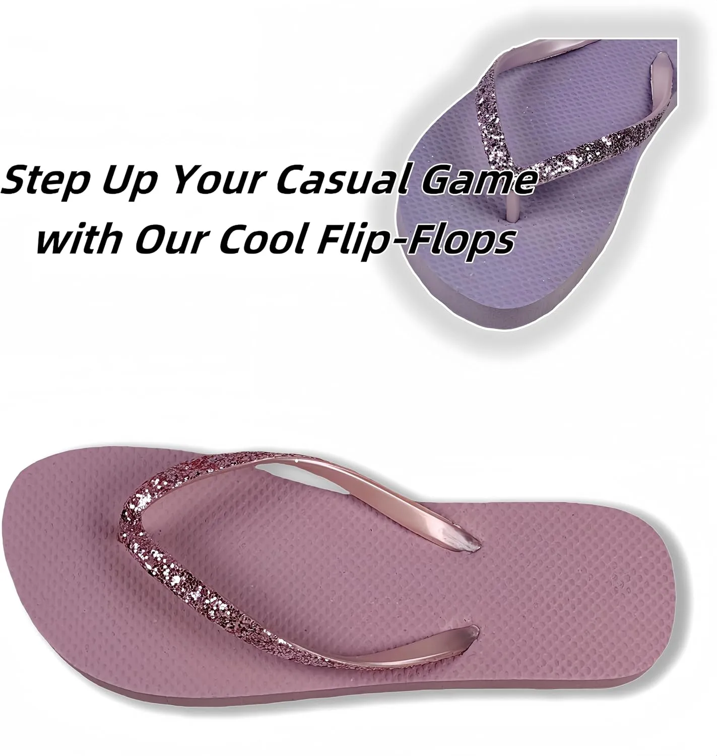 LAPRBY Women's Sporty Flip Flops: Active Lifestyle Sandals with Sturdy Outsole - Offering Excellent Grip and Stability - Perfect for Water Sports, Hiking, or Casual Wear
