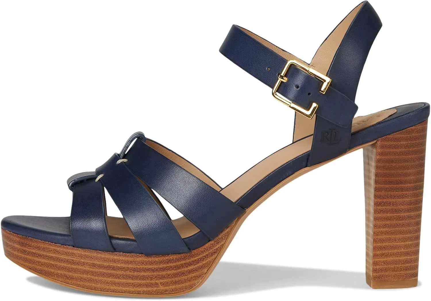 Lauren Ralph Lauren Women's Soffia Burnished Leather Sandals