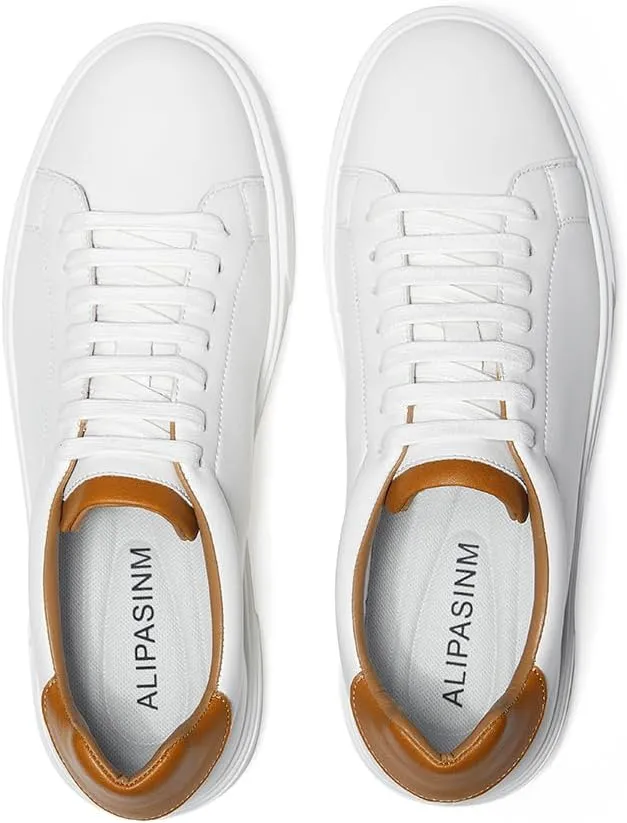 Leather Business Casual Sneakers Shoes for Men