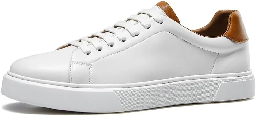 Leather Business Casual Sneakers Shoes for Men