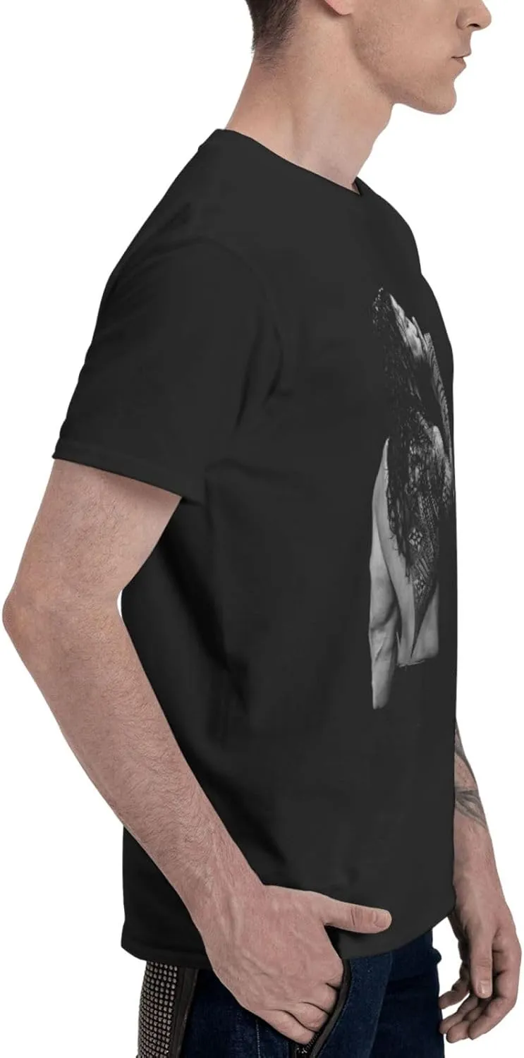 Man Short Sleeve Cotton Comfortable T-Shirts Crew Neck Tops Funny Fashion Graphic Tee Classic Clothing Tshirts
