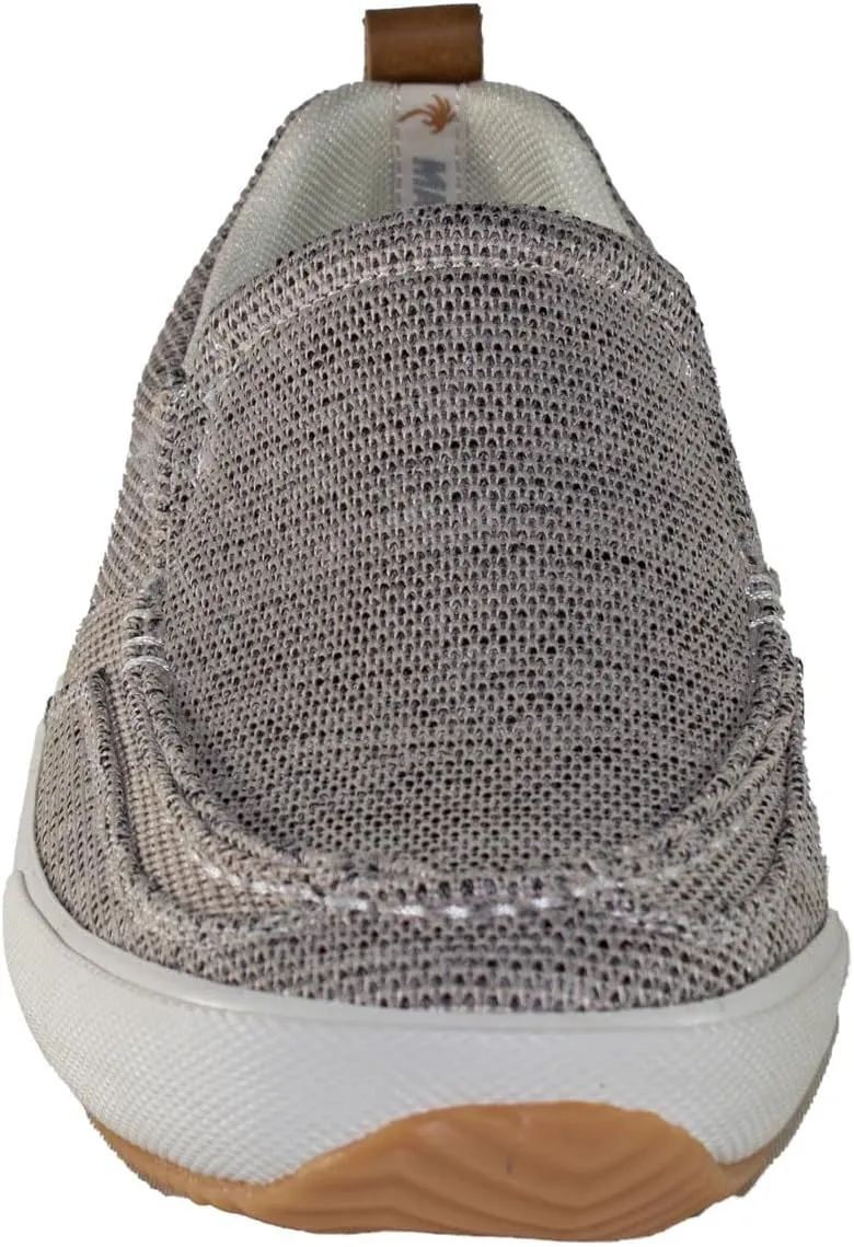 Margaritaville Men's Padded Tongue and Collar Textured Canvas Upper Slip on Casual Shoe Boat