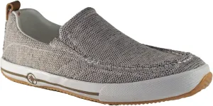 Margaritaville Men's Padded Tongue and Collar Textured Canvas Upper Slip on Casual Shoe Boat
