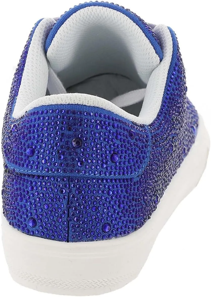 Masseys Women's Veronica Rhinestone Studded Fashion Sneaker