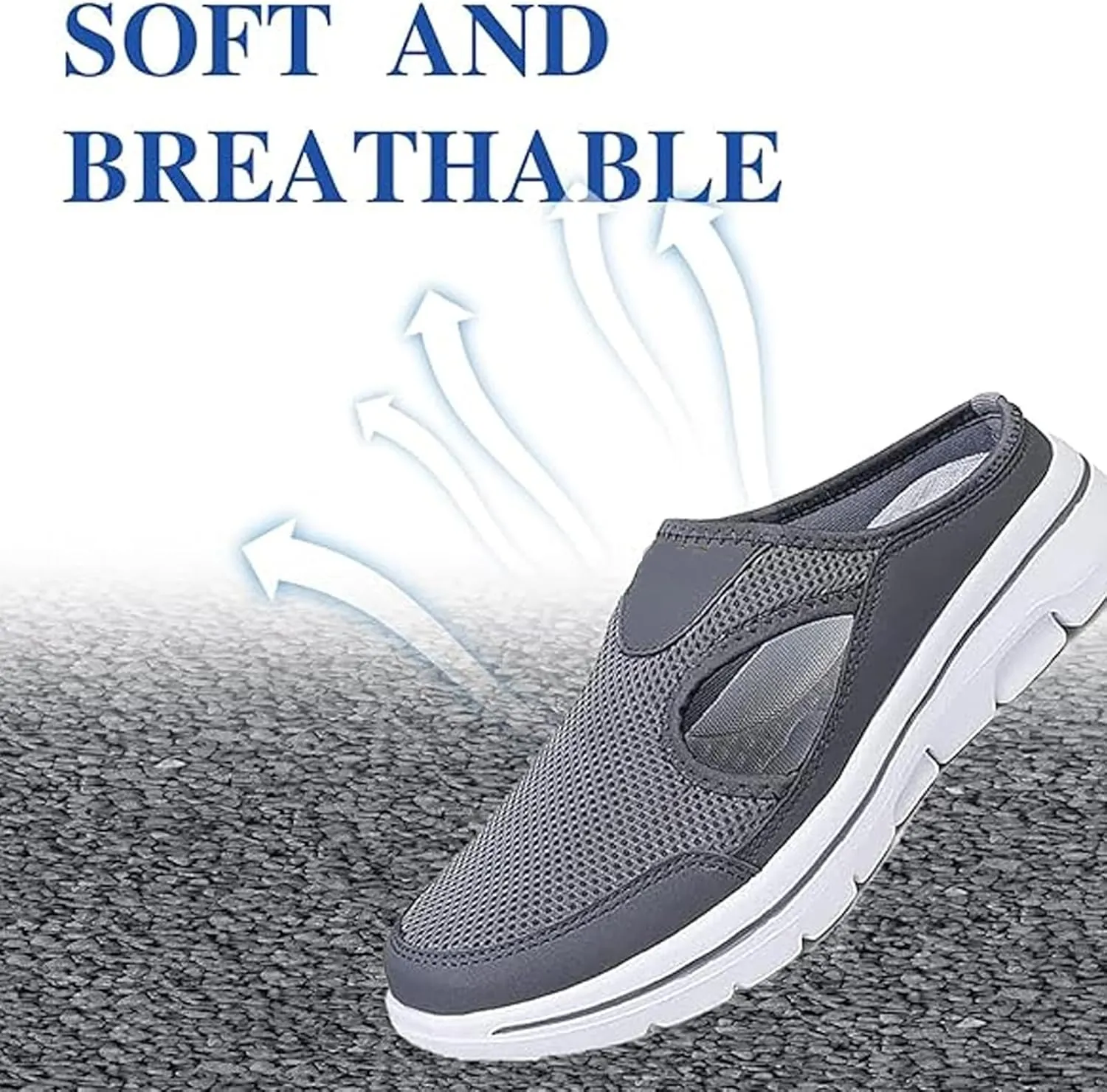 Meaboots Sandals - Meaboots Men's Comfort Breathable Support Sports Sandals, Meaboots Orthopedic for Men Slip on Sandals