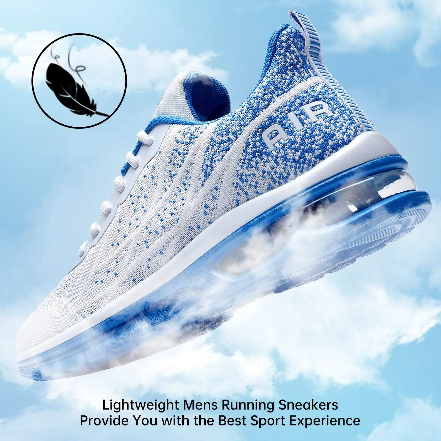 MEHOTO Mens Air Running Sneakers, Men Sport Jogging Fitness Gym Walking Lightweight Athletic Shoes