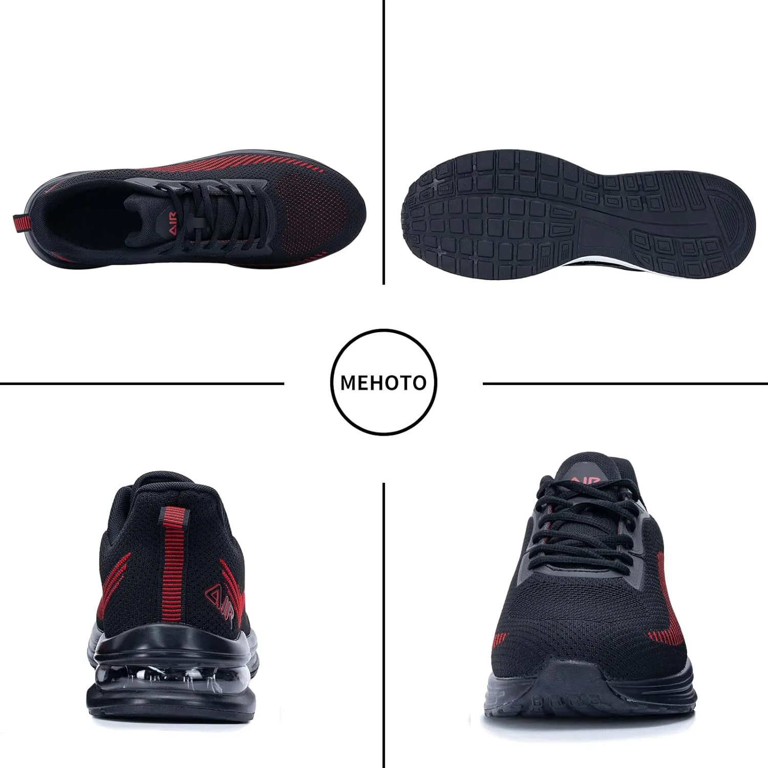 MEHOTO Mens Air Running Sneakers, Men Sport Jogging Fitness Gym Walking Lightweight Athletic Shoes
