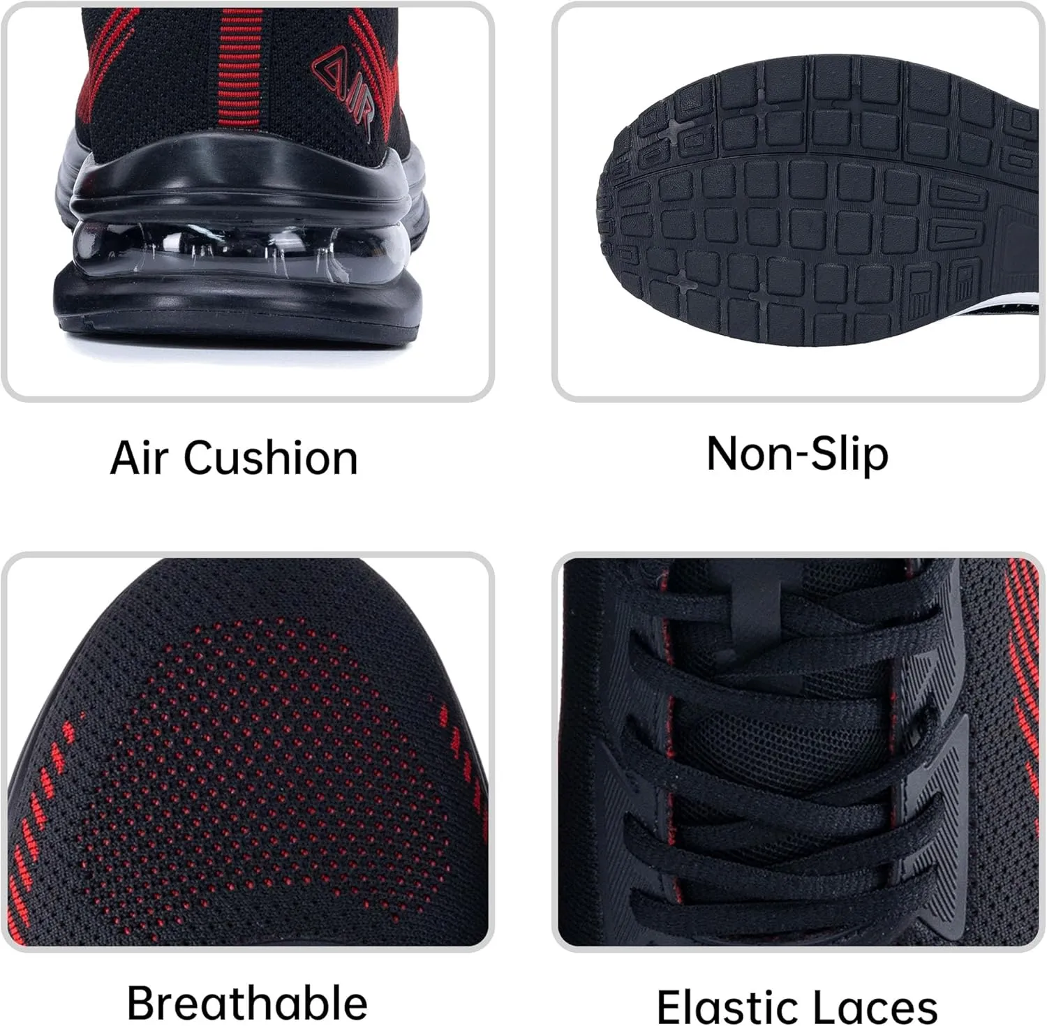 MEHOTO Mens Air Running Sneakers, Men Sport Jogging Fitness Gym Walking Lightweight Athletic Shoes