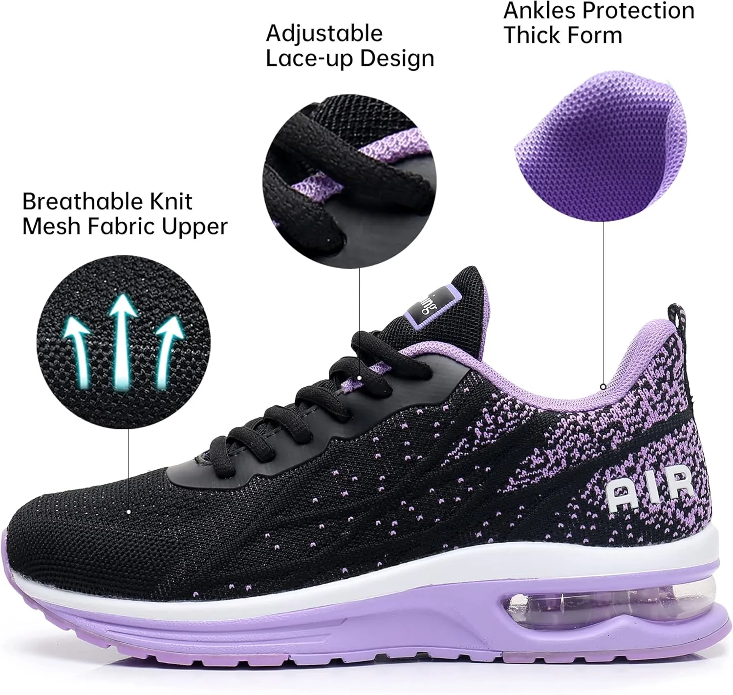 MEHOTO Womens Fashion Tennis Walking Shoes Sport Air Fitness Gym Jogging Running Sneakers