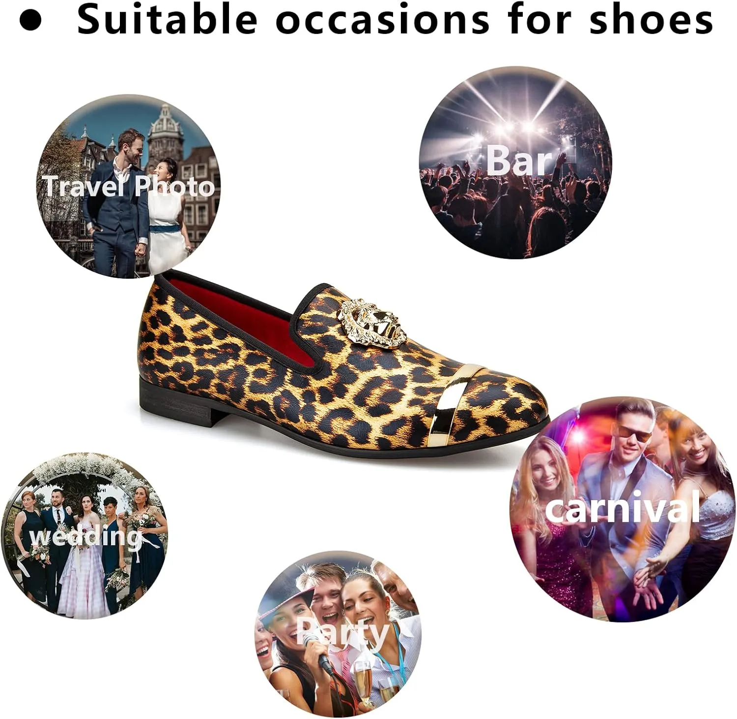 Meijiana Men's Loafers Lightweight Slip-On Moccasins Stylish Dress Shoes Breathable Tassels Loafers