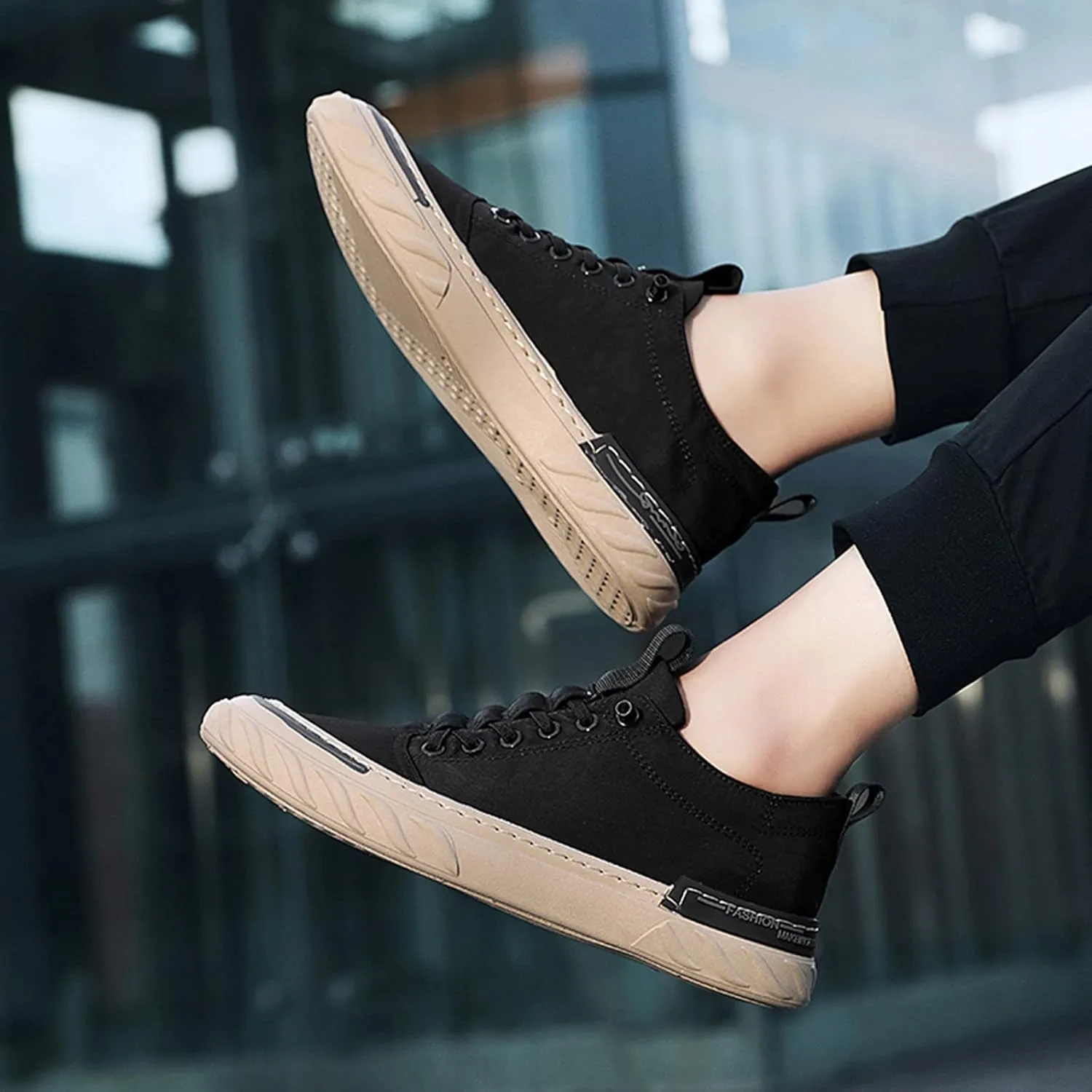 Men's Casual Dress Sneakers Men Low Top Breathable Casual Sport Shoes