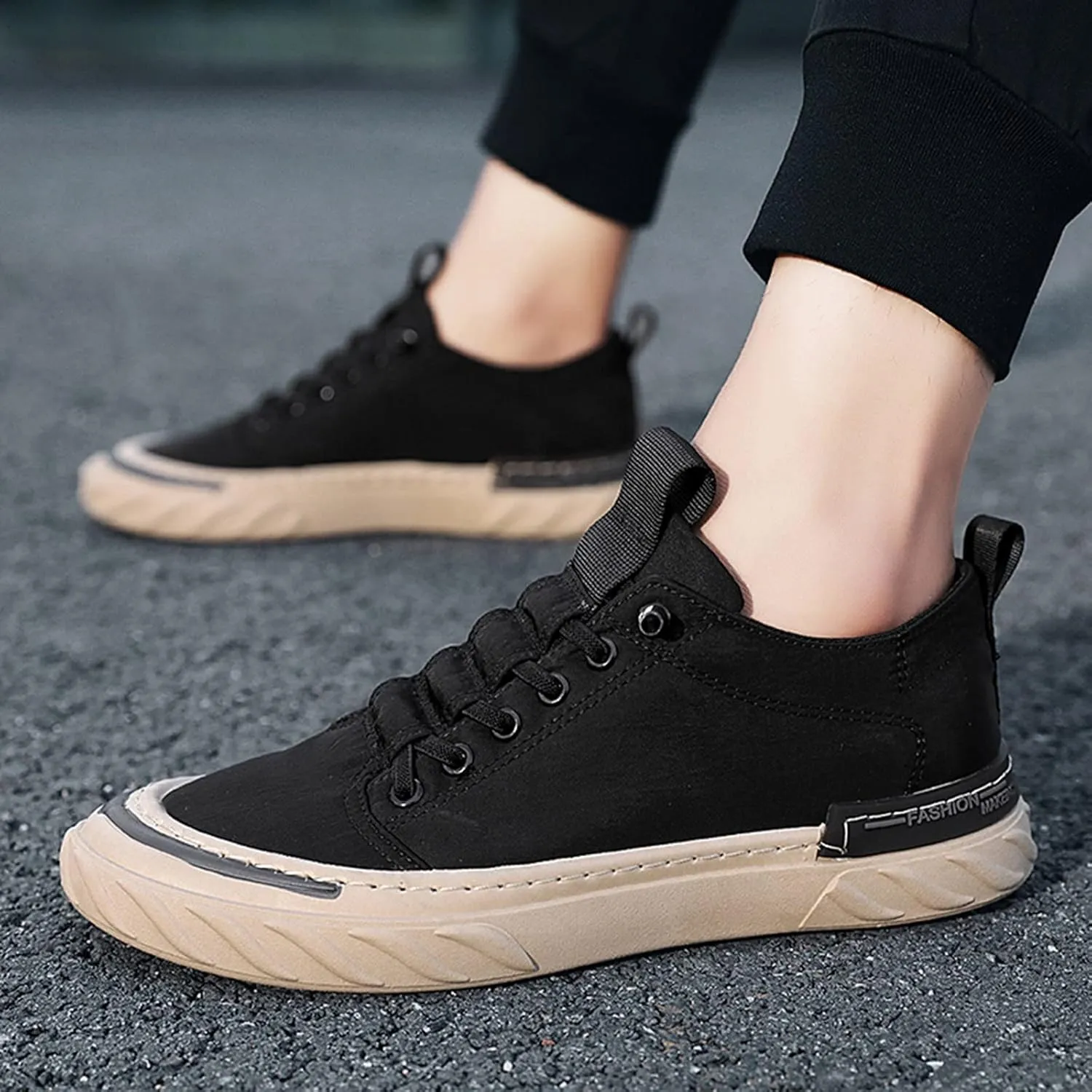 Men's Casual Dress Sneakers Men Low Top Breathable Casual Sport Shoes