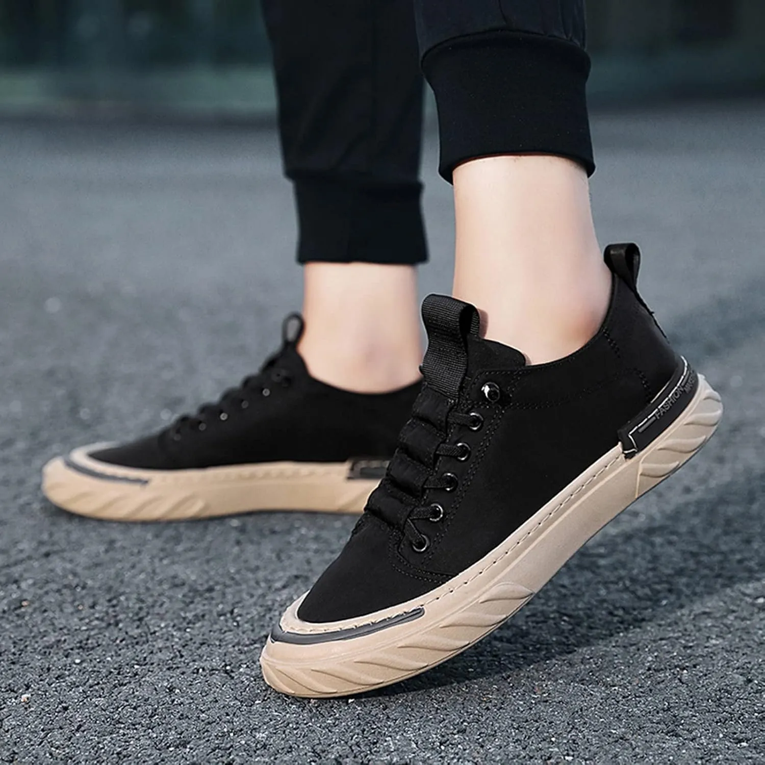 Men's Casual Dress Sneakers Men Low Top Breathable Casual Sport Shoes
