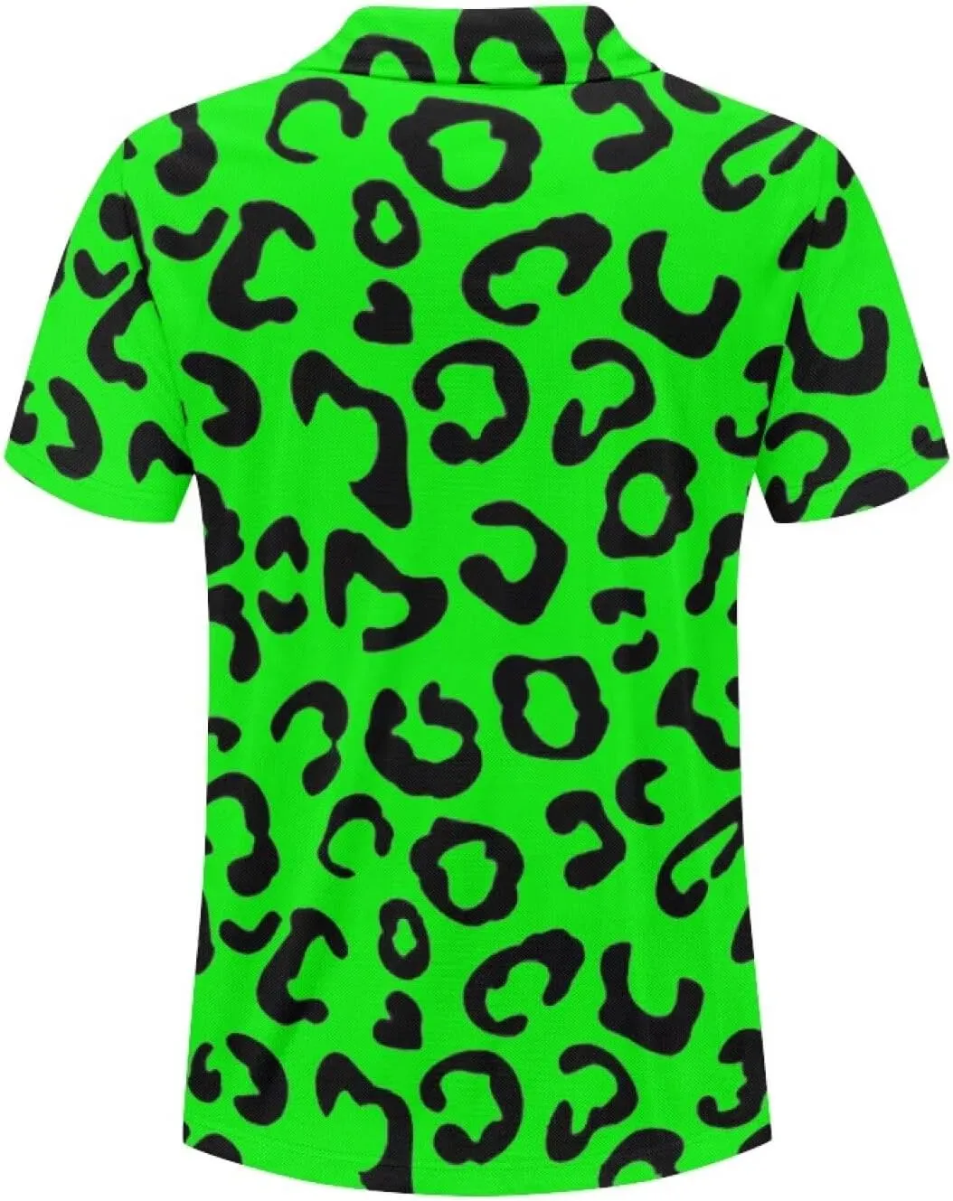 Men's Short Sleeve Polo Shirts Funky Print Classic Golf T Shirt