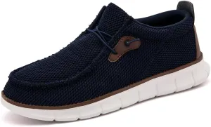 Mens Slip on Loafers Boat Shoes Non Slip Walking Shoes Fashion Sneakers for Men Comfort Lightweight Breathable Casual Office Shoes