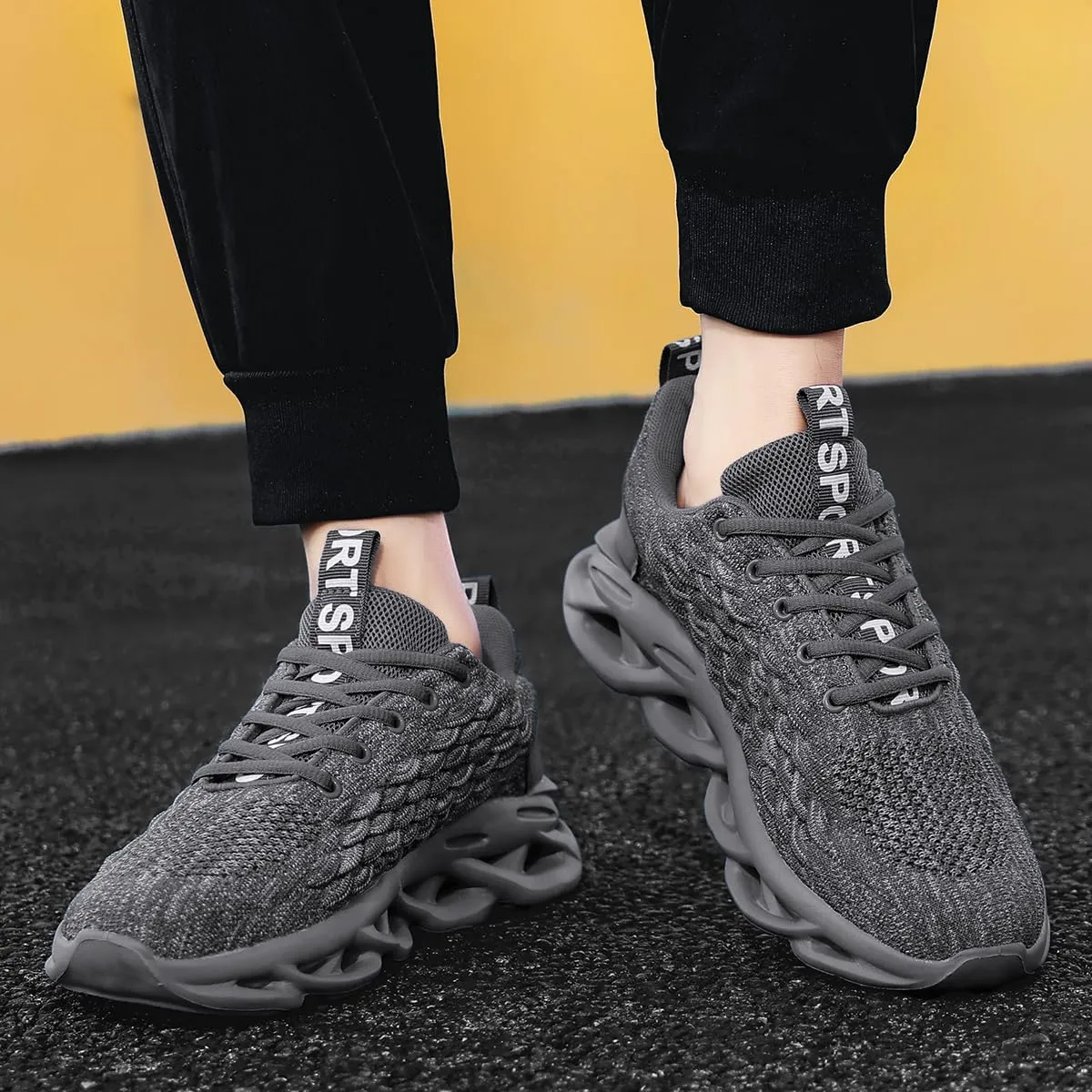Men's Tennis Breathable Walking Shoes Ultra Lightweight Casual Sport Gym Fashion Sneakers