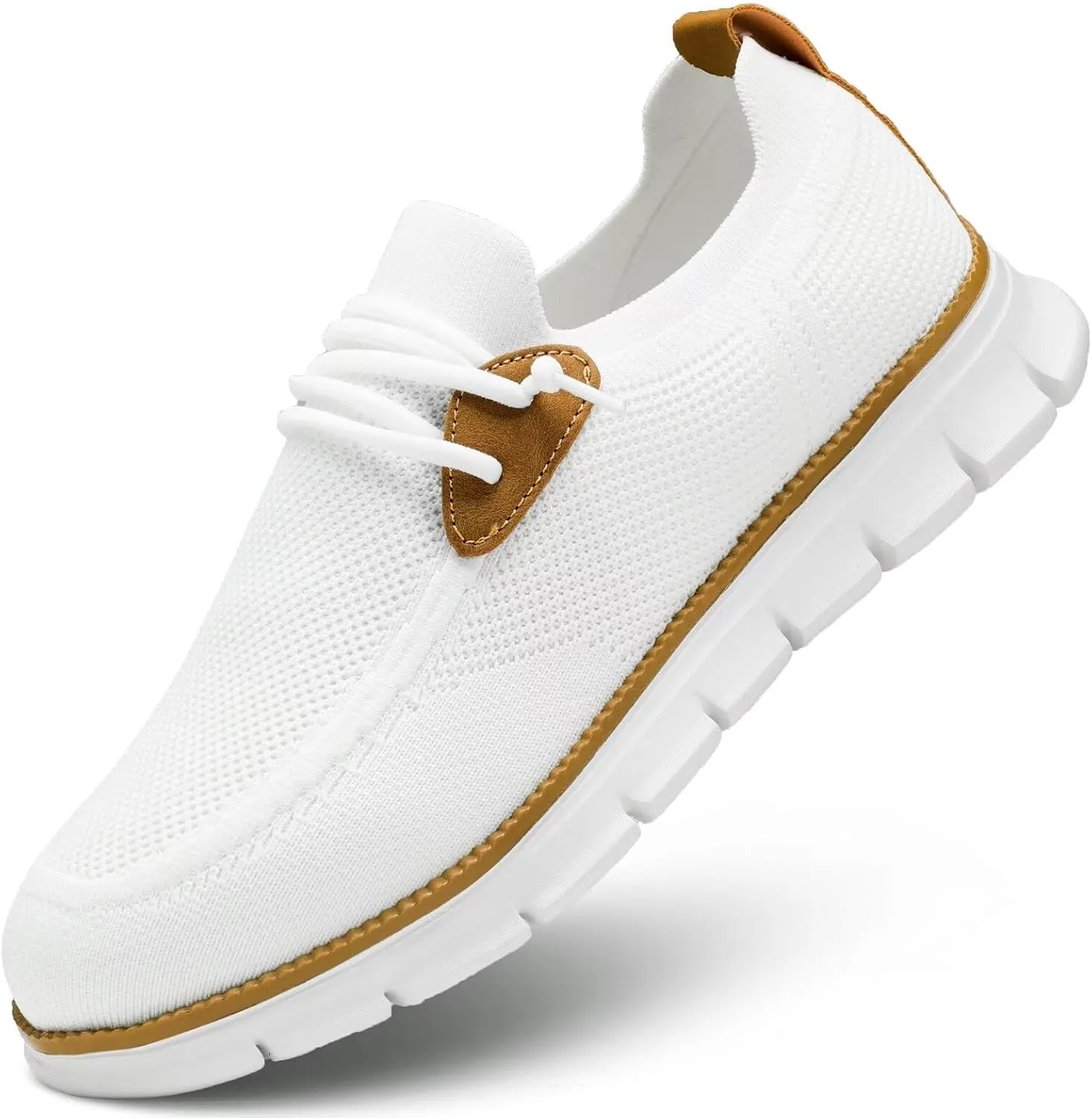 Men's Walking Boat Shoes Slip On Casual Loafers Non Slip Comfortable Lightweight Work Driving Shoes