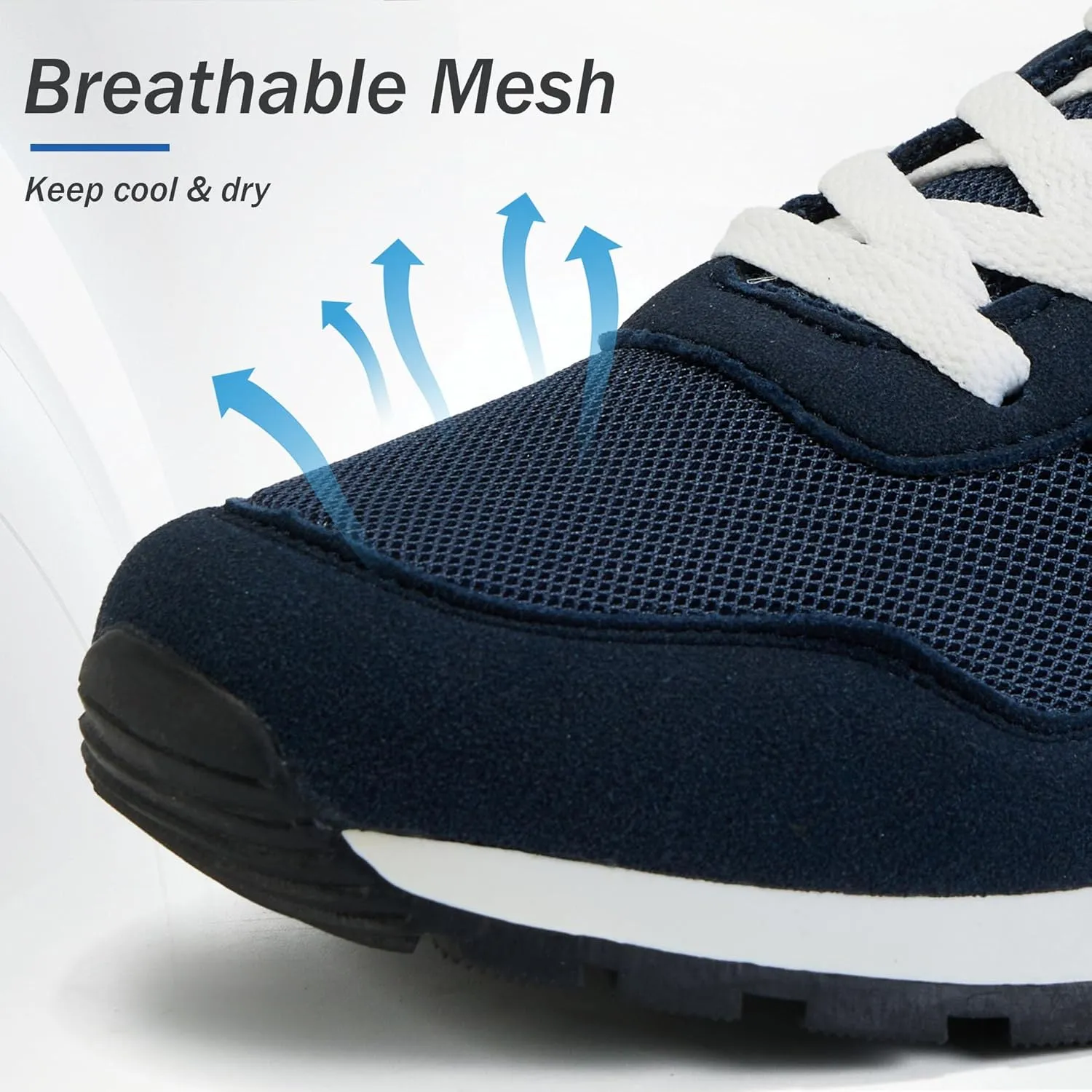 Mens Walking Shoes Casual Non Slip Fashion Sneakers Athletic Gym Workout Shoes Comfortable Lightweight Sneakers