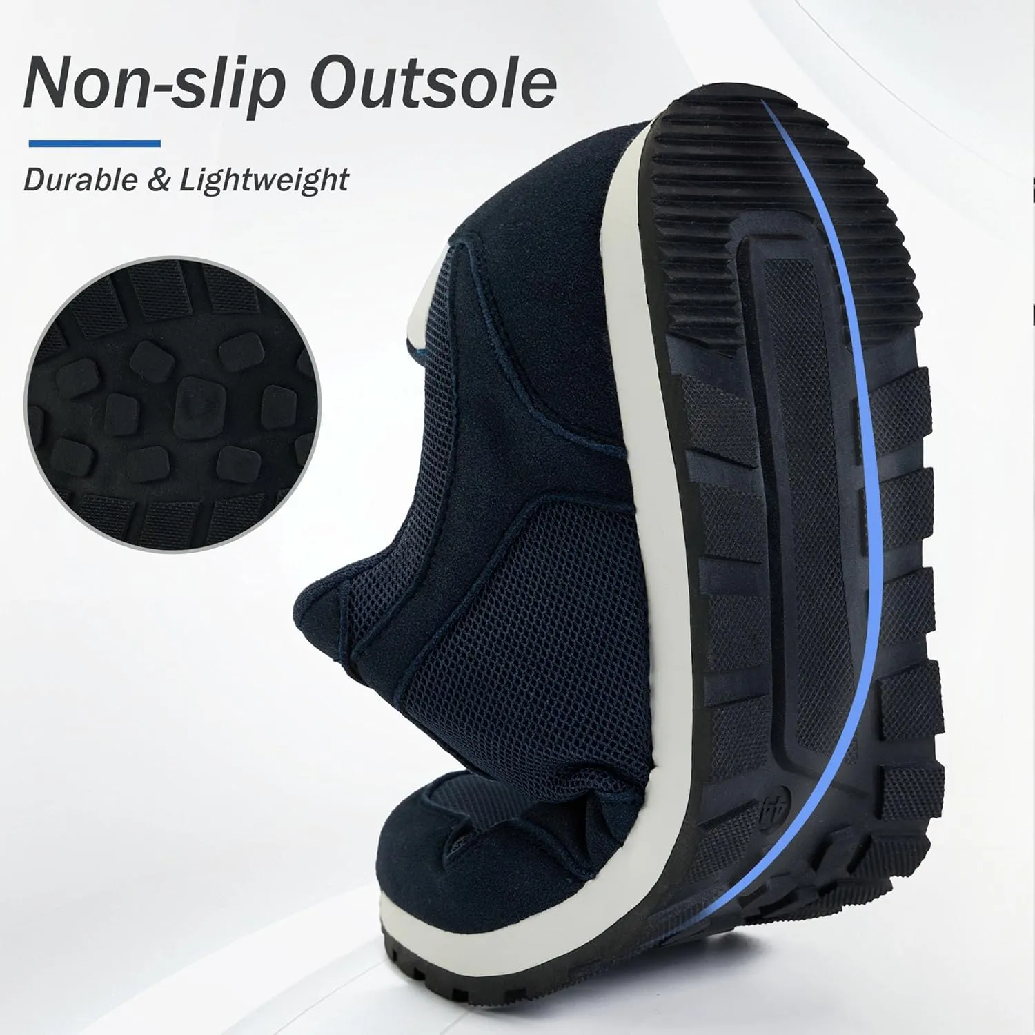 Mens Walking Shoes Casual Non Slip Fashion Sneakers Athletic Gym Workout Shoes Comfortable Lightweight Sneakers